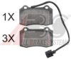 A.B.S. 38592 OE Brake Pad Set, disc brake